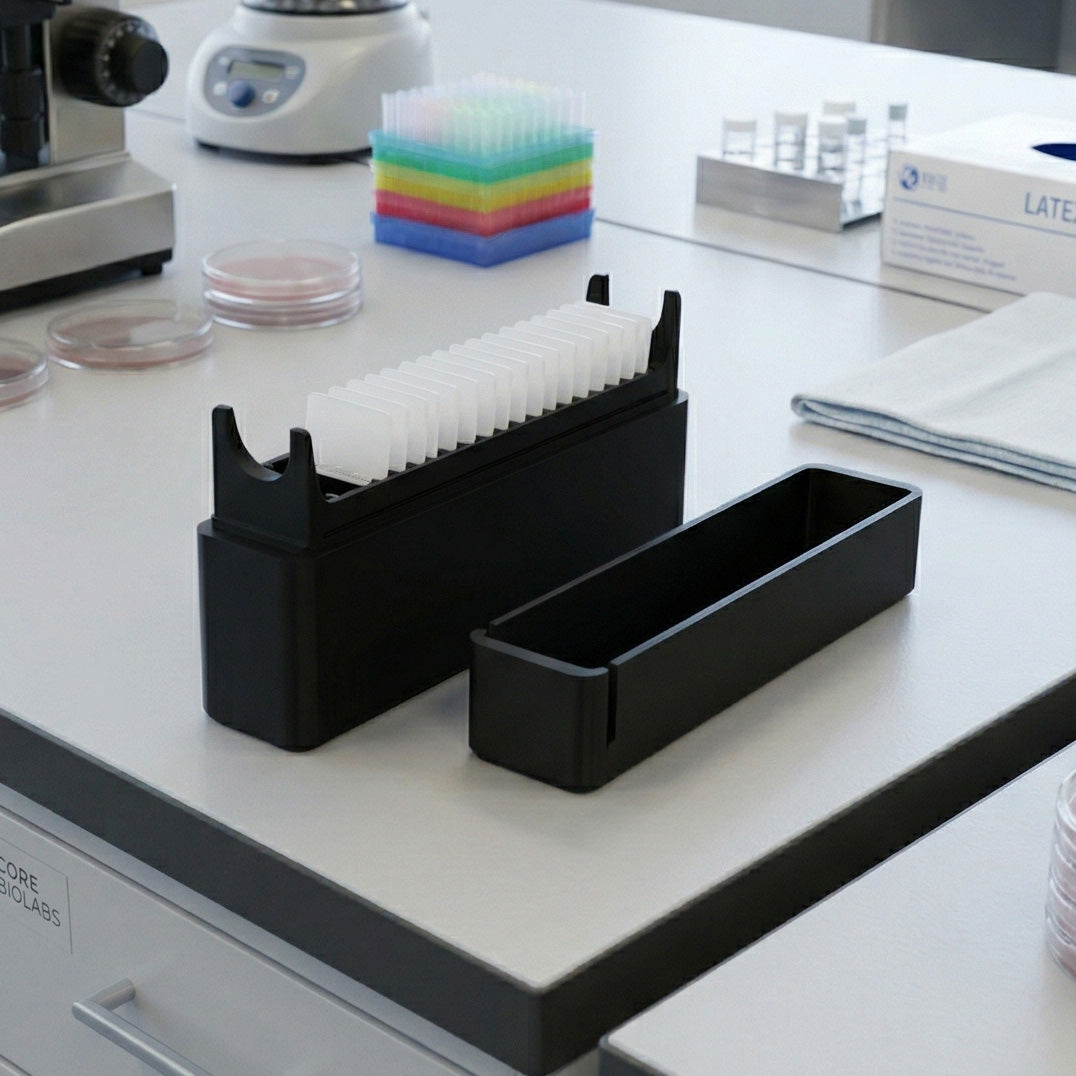 20-Slot Microscope Slide Storage Box