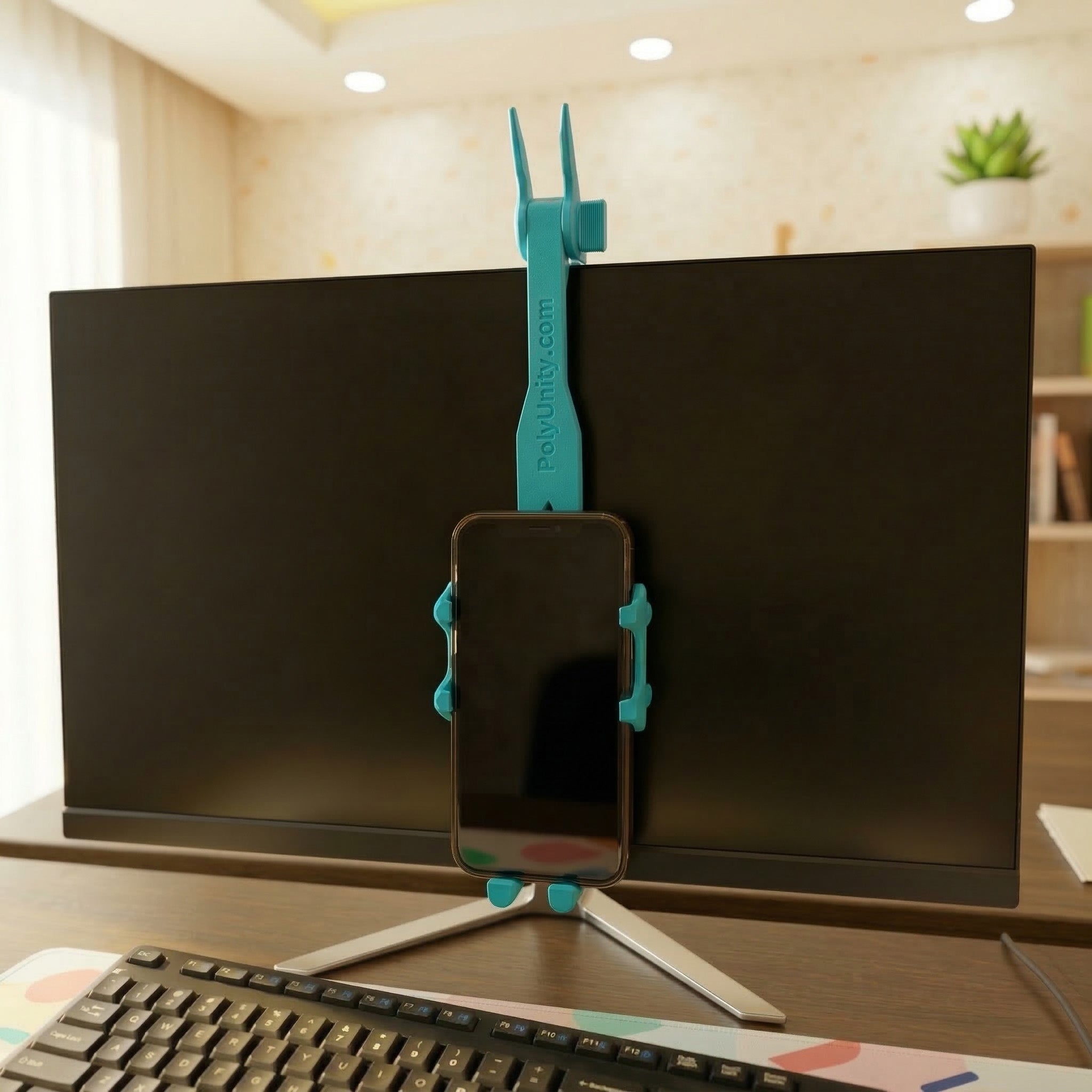Auto-Locking Universal Phone Stand
