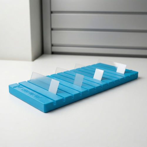 13-Slot Microscope Slide Drying Block