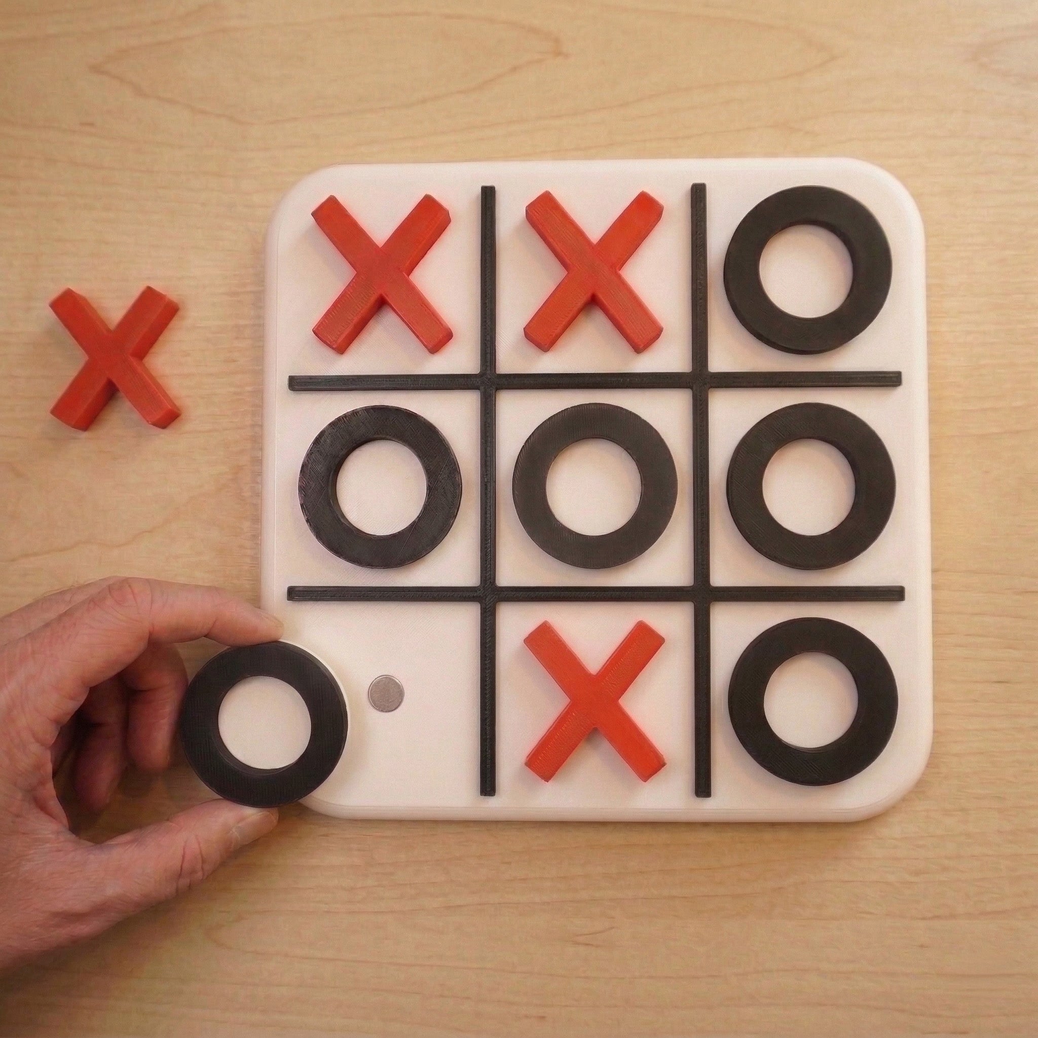 Washable Magnetic Tic Tac Toe Therapy Game